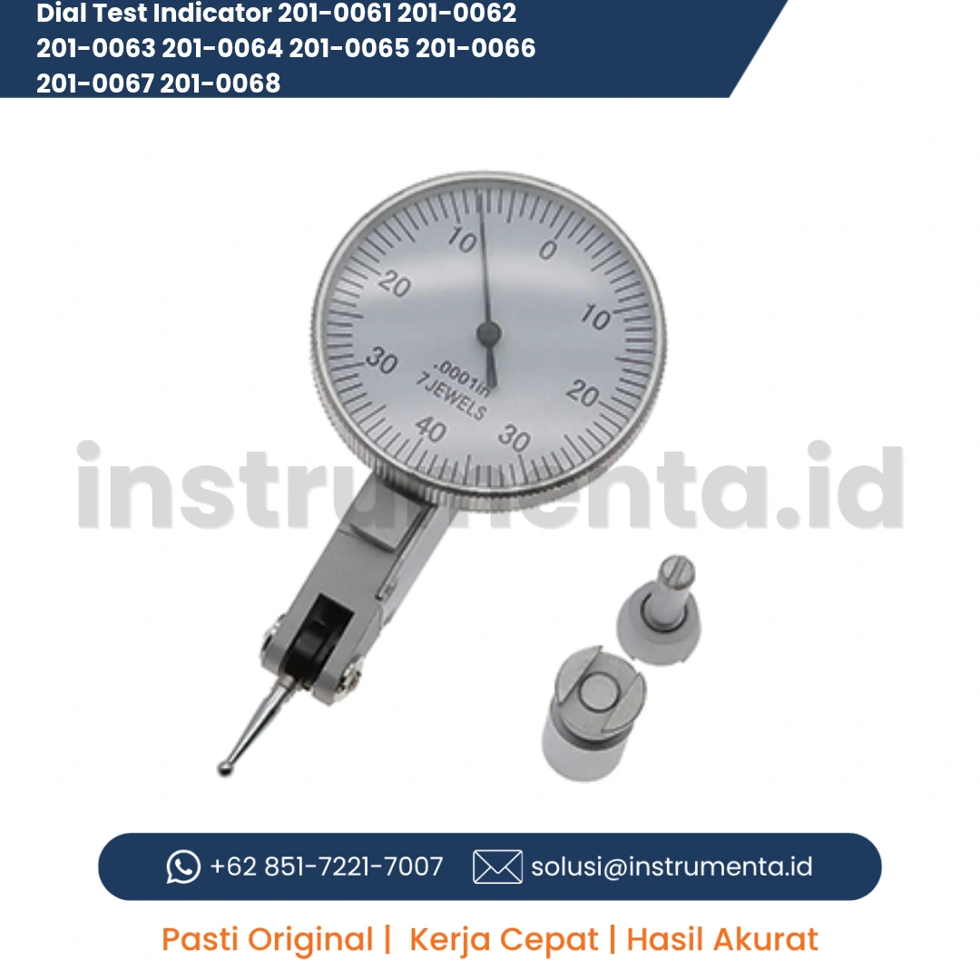 Official Supplier AMTAST Dial Test Indicator Alat Ukur Kelurusan dan Kerataan Mekanik Presisi Analog